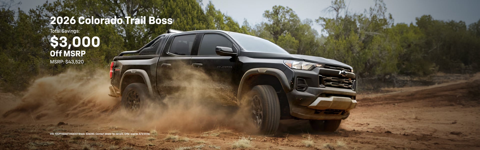 Total Savings: $3,000 Off MSRP 