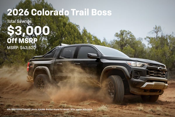 Total Savings: $3,000 Off MSRP 