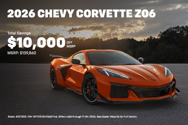 2026 Corvette Offer